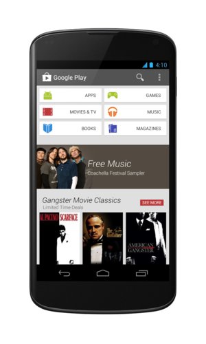 Google Play Store s novým designem