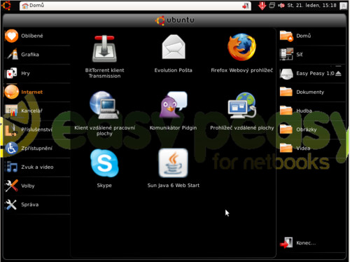 Easy Peasy a Ubuntu Netbook Remix