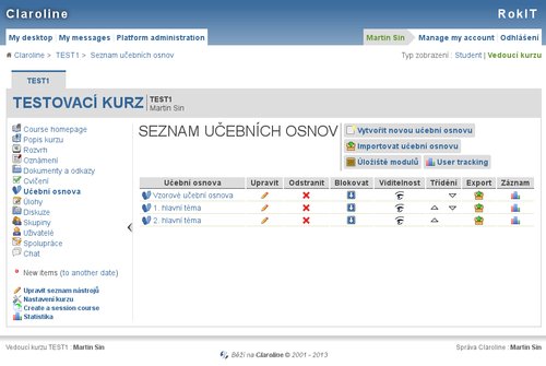Učební osnova