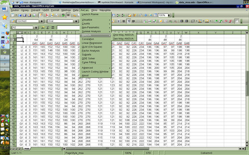 R4Calc, spouštění R z OpenOffice.org Calc