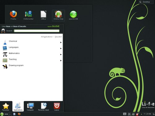 openSUSE Edu Li-f-e 12.3