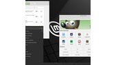 Linux Mint s prostředím Cinnamon a aplikacemi Správa softwaru a Nastavení systému