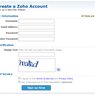 Registrace do služeb Zoho