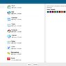 Zoho Dashboard - volba aplikací a barevnost