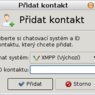 Přidání kontaktu v Coccinelle
