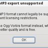 Sweep – export do MP3