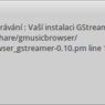 Chyba při pokusu o přehrání MP3 souboru v gmusicbrowseru, rozumíte tomu?