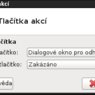 Tlačítka akcí v minulé verzi nenabízela mnoho možností