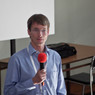 Markus Neteler v průběhu přednášky From Open Source to Open Science