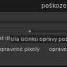 Po zapnutí modulu se dozvíte, kolik bylo opraveno poškozených pixelů