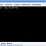 Spuštění webového prohlížeče Mozilla Firefox v terminálu - pracuje bez chyb