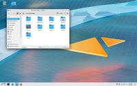 Celkový pohled na plochu Plasma 5.23