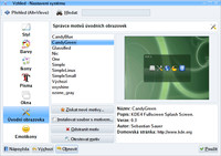 Motivy úvodní obrazovky KDE