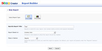 Zoho Creator - tvorba reportu