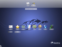 Plocha KDE v úpravě pro netbooky