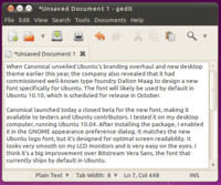 Ubuntu Font, zdroj arstechnica.com