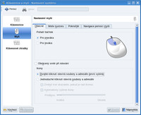 Nastavení klávesnice a myši