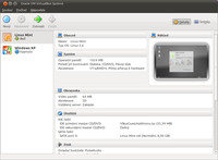 Nové rozhraní VirtualBoxu