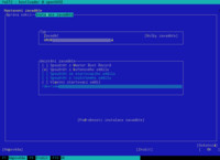 Zavaděč – Instalace zavaděče – textový režim