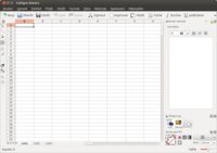 Základní prostředí aplikace Calligra Sheets