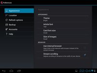 Nastavení aplikace Taptu – verze pro Android