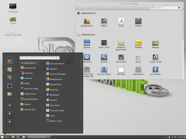 Linux Mint 17 Cinnamon